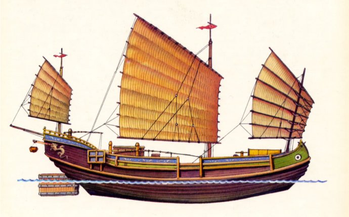 Суда Древнего Китая - Корабли древности - Фотоархив - История
